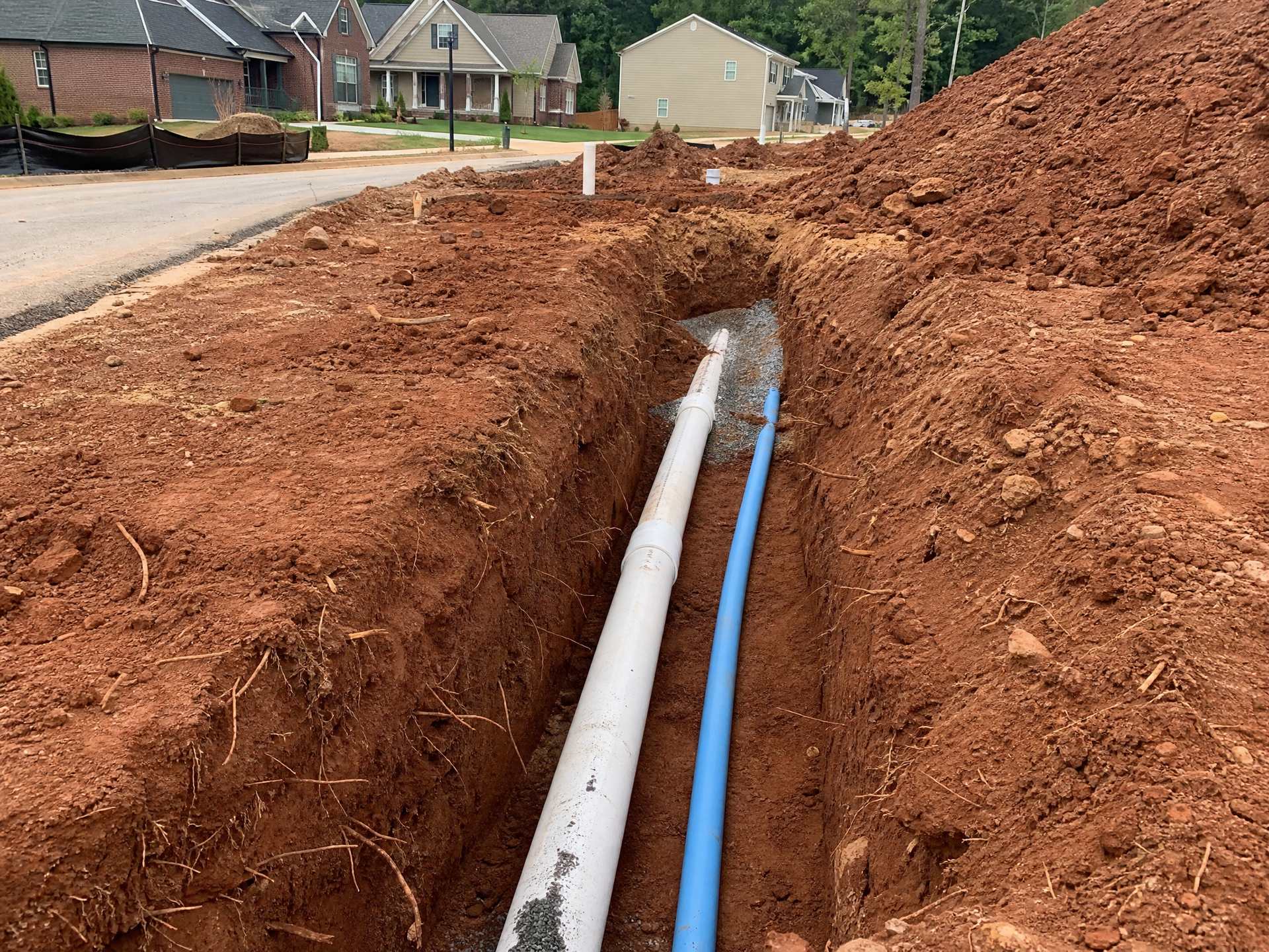 Sewer and Water Lines